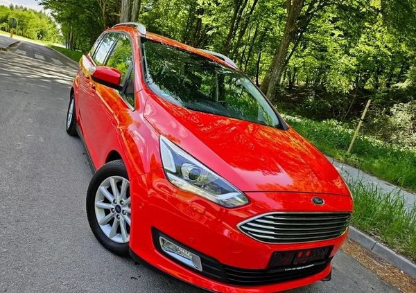 Ford Grand C-MAX cena 51900 przebieg: 128000, rok produkcji 2017 z Elbląg małe 667